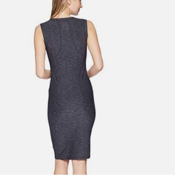 PrAna Vertex BodyCon Sleeveless Gray Dress - Picture 4 of 7